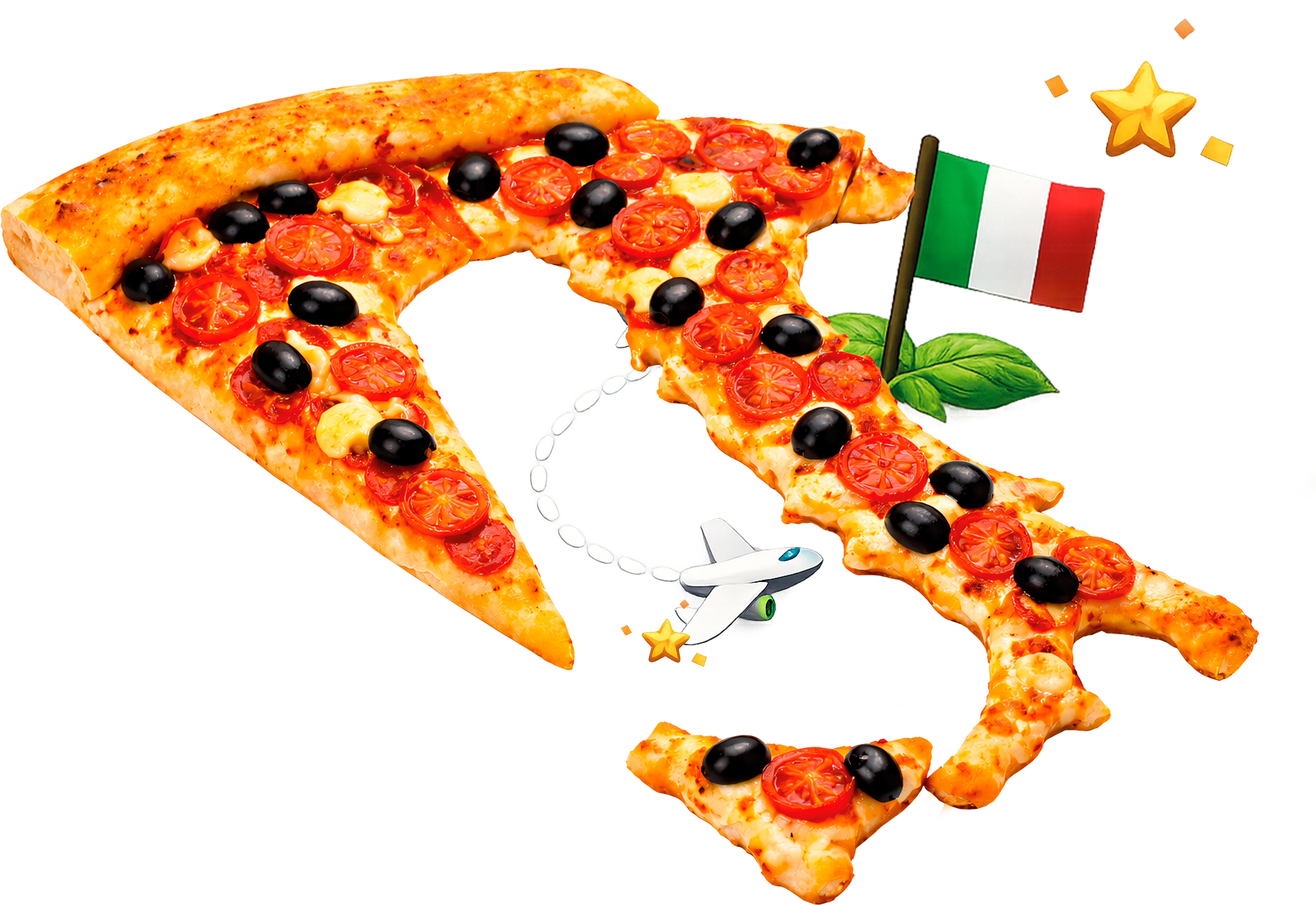 Pizza do menu 25 anos